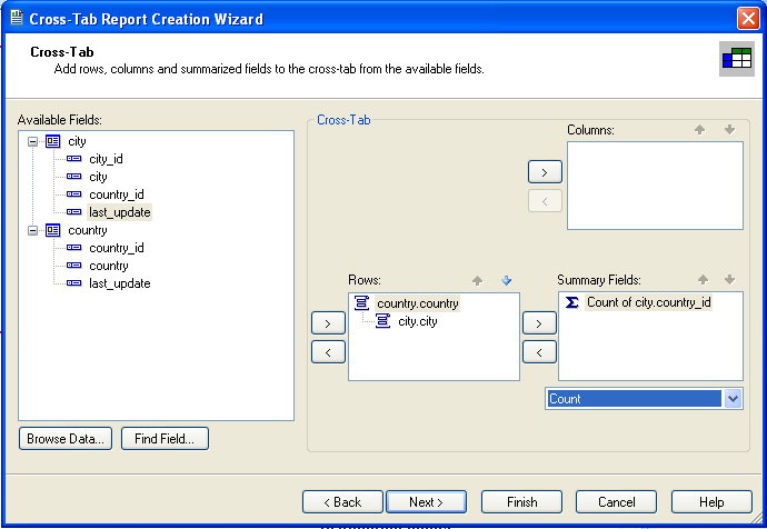 Crystal Reports
              ̃NXWv`