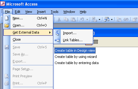 Microsoft Access ̃e[u
                MySQL e[uɃNB