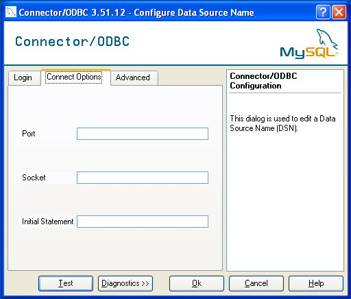 Connector/ODBC Connect Options
            _CAO